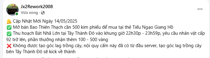 Cập nhật ngày 14/05/2025